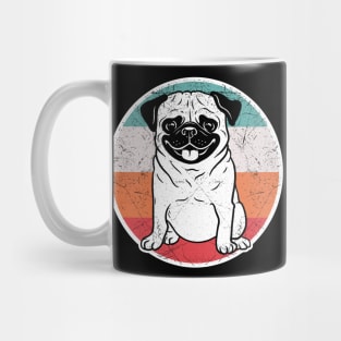 Vintage Retro Pug Mug